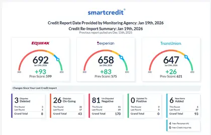 Credit result screenshot