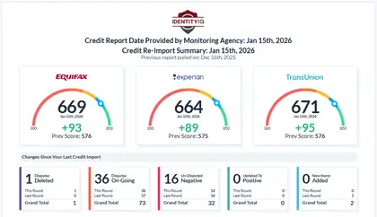 Credit result screenshot