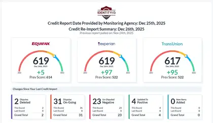 Credit result screenshot