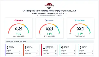 Credit result screenshot