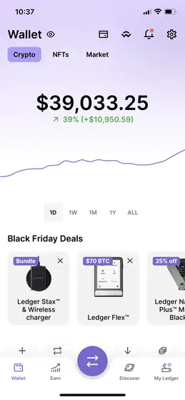 Trading result screenshot